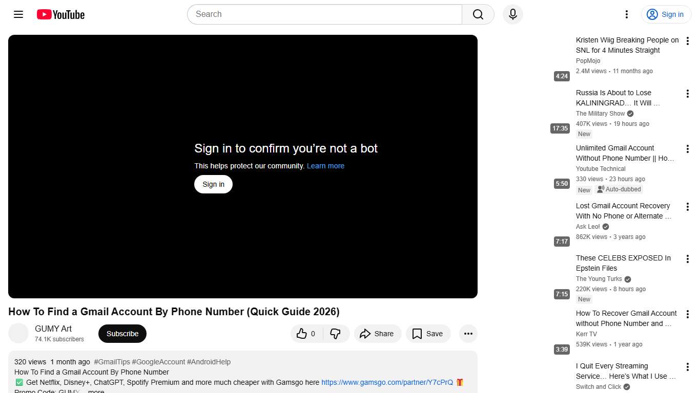 How To Find a Gmail Account By Phone Number (Quick Guide 2026) - YouTube