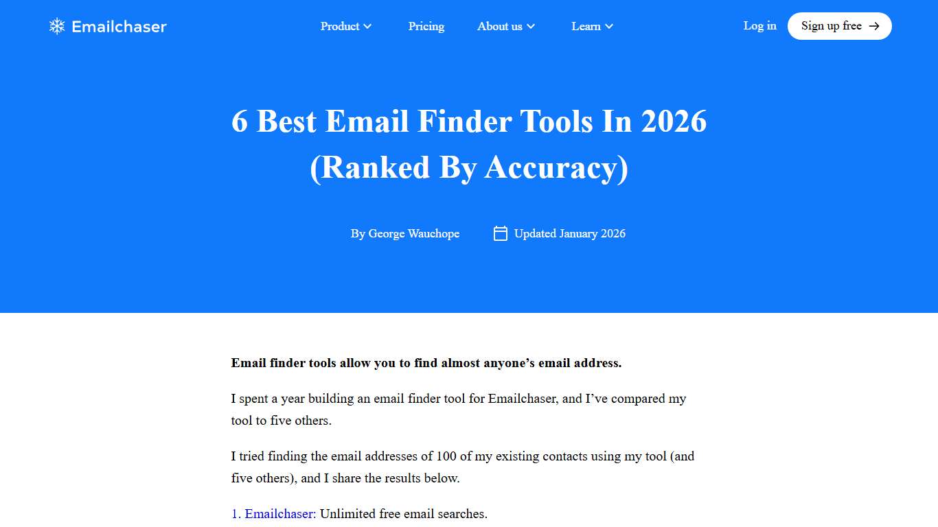 6 Best Email Finder Tools In 2026 (Ranked By Accuracy)